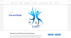 Desktop Screenshot of livefitarlington.com